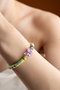 Heliophilia Silver Pulsera Multicolor con Colgante Ajustable